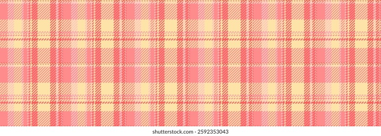 Soft pastel pink and yellow plaid pattern.  Perfect for textile design, fashion, and website backgrounds. This delicate, seamless texture evokes feelings of warmth and comfort.