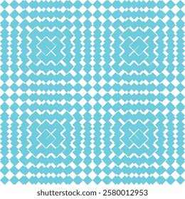  A soft pastel plaid checkered fabric pattern featuring a seamless textile design, ideal for fashion, wallpaper, and decorative fabric uses.