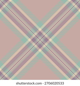 Padrão de xadrez pastel macio. Acalmar design têxtil tartan com faixas de interseção, ideal para fundos, tecidos ou projetos criativos. Elegância intemporal.