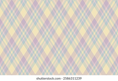 Soft pastel plaid pattern, ideal for textile design, backgrounds, and website design.  Subtle and elegant, this seamless texture offers a calming and versatile aesthetic.