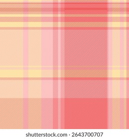 Soft pastel plaid pattern in peach, pink  cream.  Ideal for textile design, fashion, websites,  branding.  Evokes feelings of warmth, comfort, and gentle femininity.