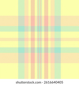 Soft pastel plaid pattern. Versatile digital textile design element for backgrounds, fabrics, or modern, whimsical layouts. Colorful, bright, and cheerful.