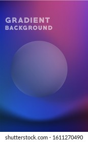 Soft pastel purplev gradient background vector design template for modern poster design with abstract shapes.
