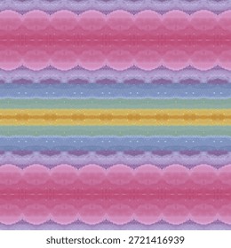 Textura suave de la nube del arco iris pastel con capas Horizontales de ensueño. Fondo Abstractas, colores suaves, cielo de fantasía, diseño sin fisuras, atmósfera tranquila.