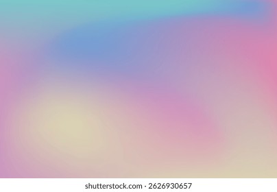 Soft pastel rainbow colors vector illustration.