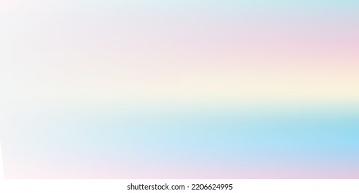 Soft pastel rainbow sky galaxy banner background