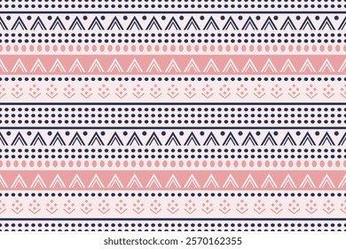 Soft pastel tribal stripes pattern