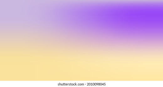 El suave y vibrante entorno de diseño moderno Pastel. Colores De Agua Brillantes Y Vacíos De Color Púrpura, Textura Borrosa. Fondo De La Oficina Del Marco De Lavanda Rosada Violeta. Ilustración de malla de gradiente amarillo moderno en blanco.