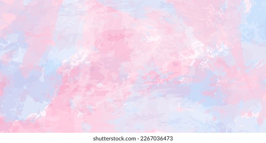 Soft pastel watercolor background. Acrylic texture, Grunge backdrop. Vector illustration