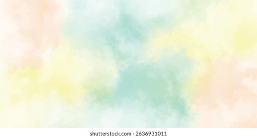 Soft pastel watercolor background with gentle blended colors creating a calming and artistic atmosphere suitable for various designs