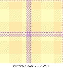 Soft pastel yellow and lilac plaid pattern.  Subtle texture evokes feelings of warmth and serenity. Ideal for textile design, fashion, home decor, and website backgrounds.