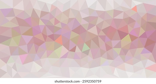 A soft pastel-colored abstract low-poly background with various triangular shapes blending in pink, beige, and light green hues.

