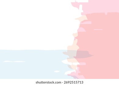 Los pasteles suaves crean una sensación atractiva y elegante. Fondo abstracto del vector