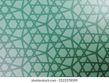 Weiche Muster Linie Design grünen Farbverlauf Hintergrund. Vektorgrafik.