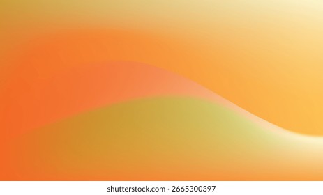 Soft peach and cream color gradient mesh abstract background nice for wallpaper or banner
