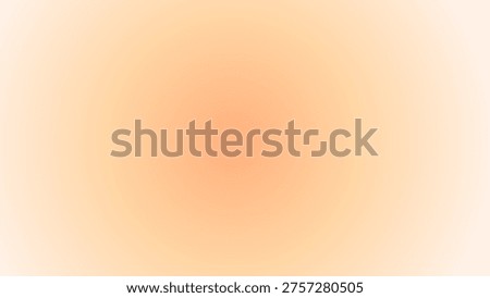 Soft peach gradient radial background light subtle abstract blank
