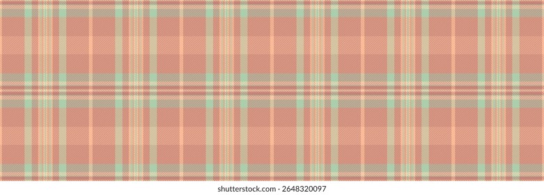 Soft peach and mint plaid pattern.  Perfect for backgrounds, textiles, or apparel designs.  Subtle yet stylish, this seamless texture evokes a calm and sophisticated aesthetic.