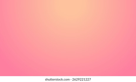 Soft peach and pink gradient background with smooth color transition and calming tonesfor banner, paper, canvas or board.