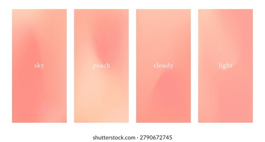 Fondo degradado rosa melocotón