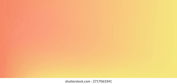 Fundo de gradiente de malha amarelo pêssego macio. Fundo de fluido pastel suave. Modelo de design moderno com efeito embaçado.