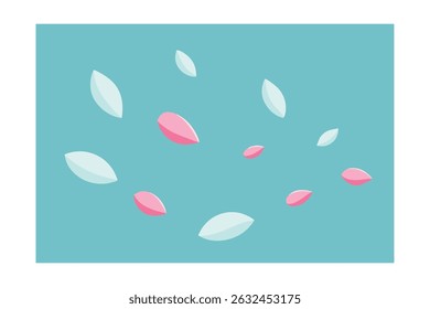 Soft Petals Falling in Slow Motion