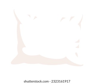 Soft Pillow Icon Vector Illustration