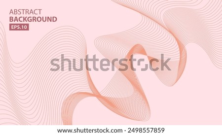 Soft pink abstract background with delicate, flowing lines. Perfect for minimalist, feminine designs. Ideal for branding, websites, and digital art. EPS 10