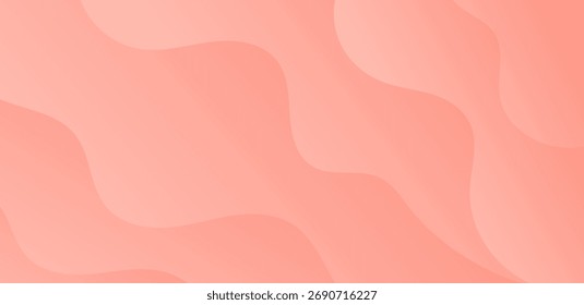 Fundo abstrato rosa suave com curvas de fluxo e gradiente de luz