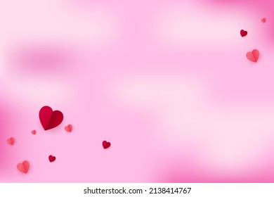 Soft pink abstract background with love paper vector.
Pink Gradient background vector illustration. Cute background vector
