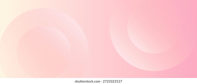 Fondo Abstractas rosa suave con círculos transparentes