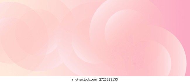 Fondo Abstractas rosa suave con círculos transparentes