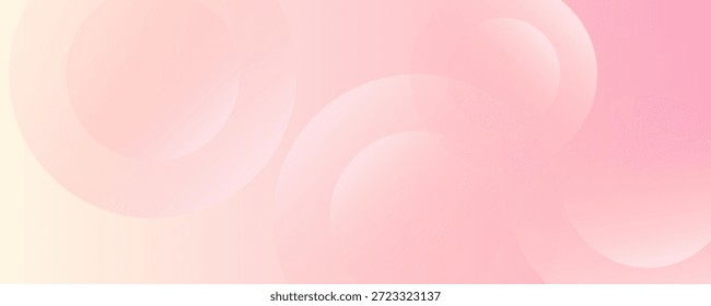 Fondo Abstractas rosa suave con círculos transparentes