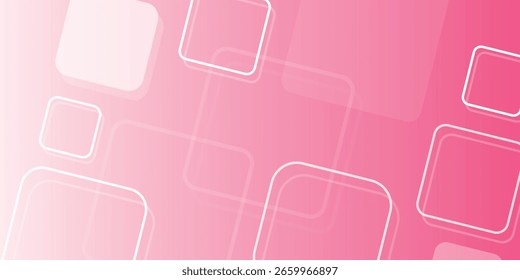 Fondo Cuadrado Abstractas Rosa Suave Con Líneas Fluidas, Perfecto Para Temas De Belleza, Médicos, De Tecnología O De Negocios Con Una Estética De Diseño Limpio, Elegante Y Femenino.