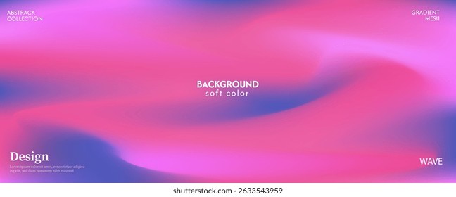 Soft pink abstract wave background elegant and beautiful. Luxurious pastel color combination, product advertisement, card, poster and website template