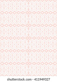Soft pink Aztec tribal mexican seamless pattern. Hipster boho chic background. Trendy layout. Art luxury print, backdrop, paper