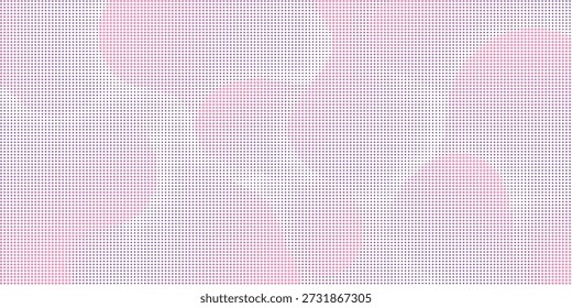 Fondo rosa suave con Formas blancas y un patrón de cuadrícula detallada, creando un diseño abstracto visualmente atractivo y moderno