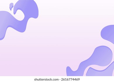 A soft pink background filled with organic flowing purple shapes, inspired by fluid design and minimal motion. Perfect for modern ads, posters, and creative UI.