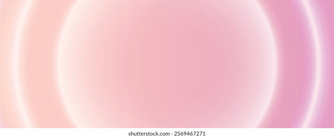 Soft pink background with a gradient effect. The background features smooth, circular patterns. Pink color creates a calming atmosphere. Gradient neon background vector. Pink background.