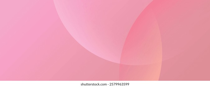 Soft pink background with a smooth, gradient texture. The background features overlapping pink curves, creating a calming pink ambiance. Minimal abstract gradient curve vector background