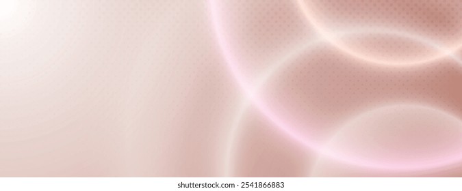 Soft pink background, subtle dotted halftone texture. The background features gentle pink circles, abstract background. Abstract circular gradient background, halftone dotted texture vector