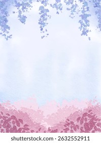 soft pink blue colorful abstract illustration, background, wallpaper, card invitation design