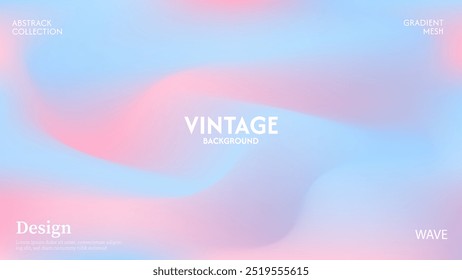 Soft pink blue gradient abstract combination background. Exclusive minimalist pastel color design.