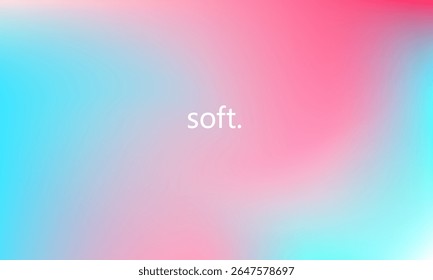 Soft pink to blue gradient with a gentle and calming transition—ideal for minimal, pastel-themed, and elegant abstract vector backgrounds.