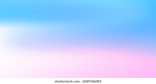 Suave degradado rosa y azul pastel con una transición suave y tranquilizadora, ideal para diseños minimalistas, de ensueño o con temática pastel.