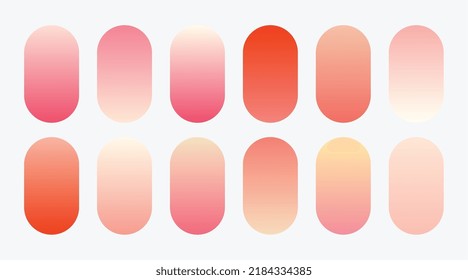 soft pink color gradients pack