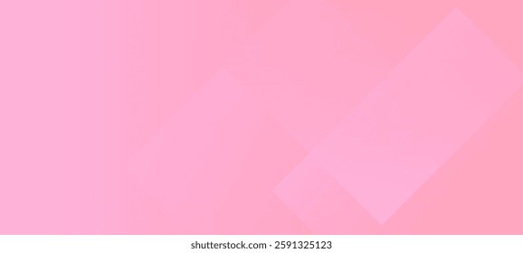 Soft pink colour abstract gradient background with minimal pink colour diagonal shapes pattern design background vector illustration.