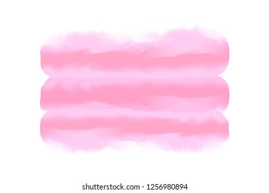soft pink digital paint brushs stroke in concept hand drawn style water color texture white background, art water color painting splash, watercolor splashing paint artistic frame banner artwork