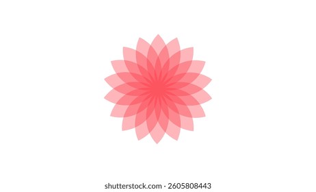 A soft pink floral gradient illustration with a minimalist aesthetic. Great for branding, packaging, and digital backgrounds