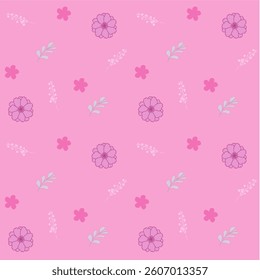 Soft pink floral pattern with delicate hand-drawn roses and leaves. A seamless, elegant design perfect for backgrounds, stationery, and textiles.