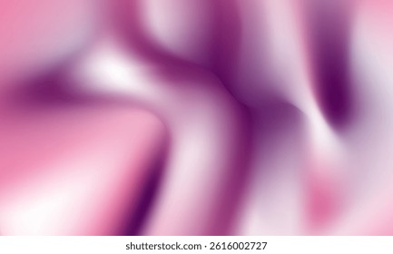 Soft Pink Fluid Abstract Waves Elegant 3D Gradient Texture Wallpaper